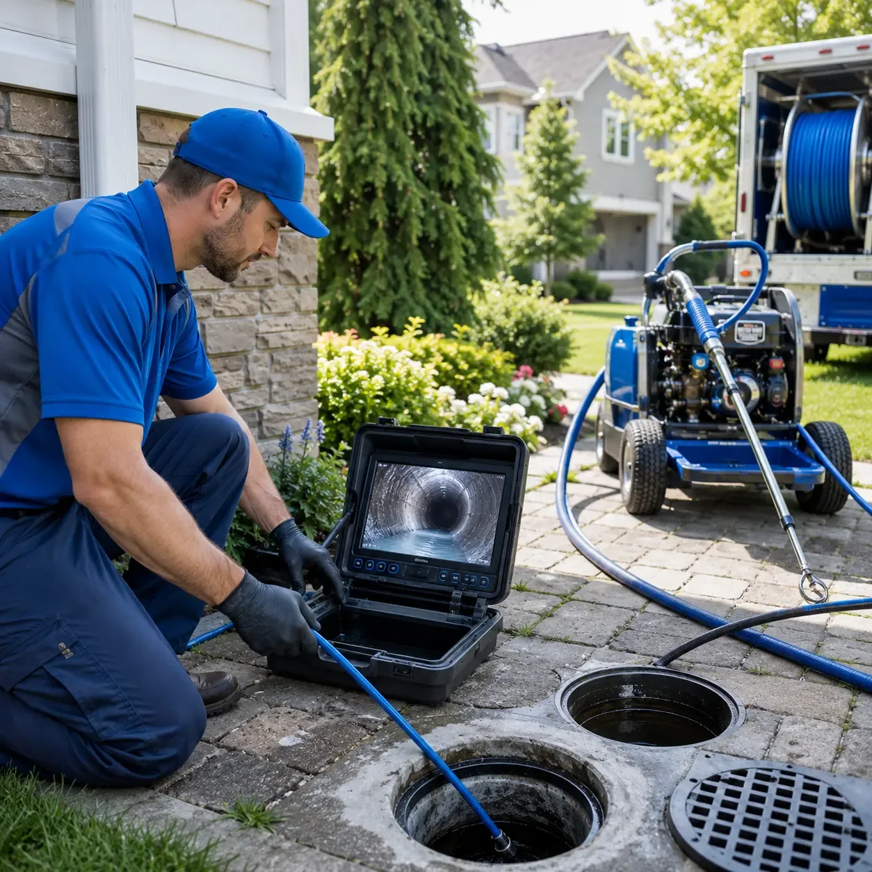 Outdoor drain cleaning professionals serving Weston, MA